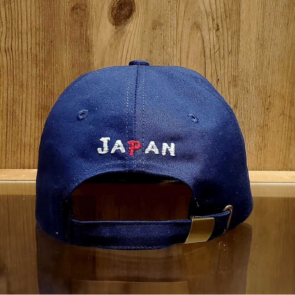 【ふるさと納税】【数量限定30セット】ネイビーバーガー刺繍キャップ 【有限会社エムシーハウス】[AKAP018] サムネイル3