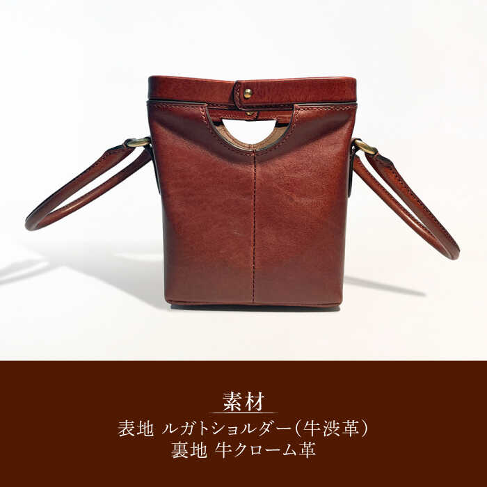 【ふるさと納税】風雅（fuga）21-1 ドクターバッグレディース用 作品 革 革製品 鞄 かばん バック バッグ 牛渋革 高級 上品 手作り レザー 天然素材【M.シダータのアトリエ】[AKAV009] サムネイル3