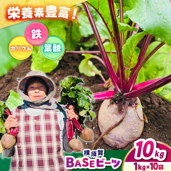 横須賀BASEビーツ 10kg（1kg×10袋）【ゆり子ファーム】横須賀野菜 ビーツ 野菜 びーつ ゆり子ファーム 農園 [AKCR002]