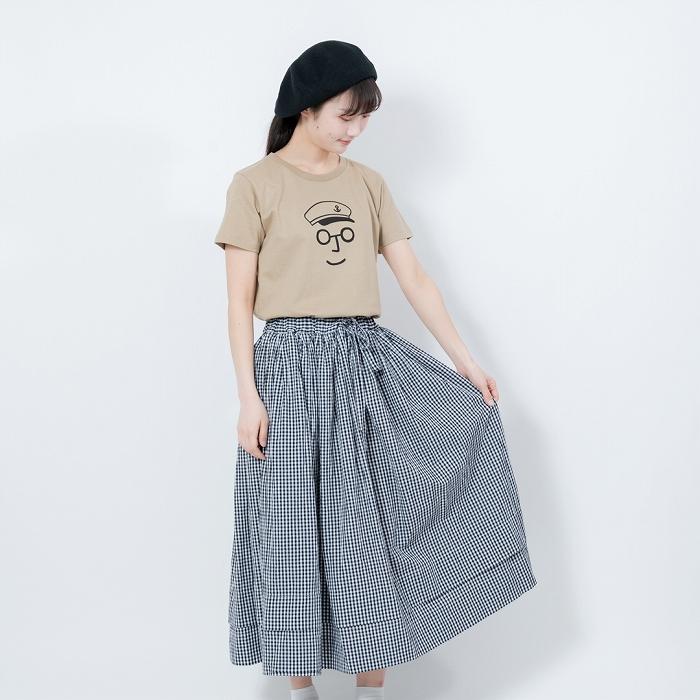 【ふるさと納税】《2》セーラー帽イラストTシャツ BEIGE 【KEYMEMORY鎌倉】 | ふるさと 納税 楽天ふるさと 神奈川 ファッション ブランド 鎌倉 服 洋服 レディース メンズ 女性 男性 ナチュラル シンプル 可愛い かわいい おしゃれ 有名 人気 おすすめ サムネイル2