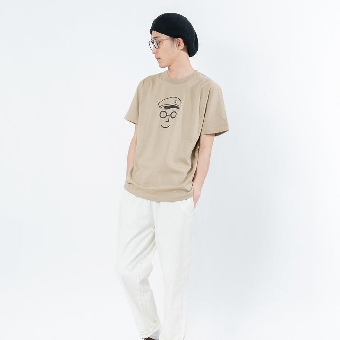 【ふるさと納税】《2》セーラー帽イラストTシャツ BEIGE 【KEYMEMORY鎌倉】 | ふるさと 納税 楽天ふるさと 神奈川 ファッション ブランド 鎌倉 服 洋服 レディース メンズ 女性 男性 ナチュラル シンプル 可愛い かわいい おしゃれ 有名 人気 おすすめ サムネイル3