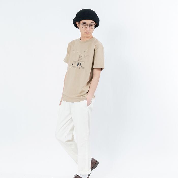 【ふるさと納税】《0》Sea heartイラストTシャツ BEIGE 【KEYMEMORY鎌倉】 | ふるさと 納税 楽天ふるさと 神奈川 ファッション ブランド 鎌倉 服 洋服 レディース メンズ 女性 男性 ナチュラル シンプル 可愛い かわいい おしゃれ 有名 人気 おすすめ サムネイル3