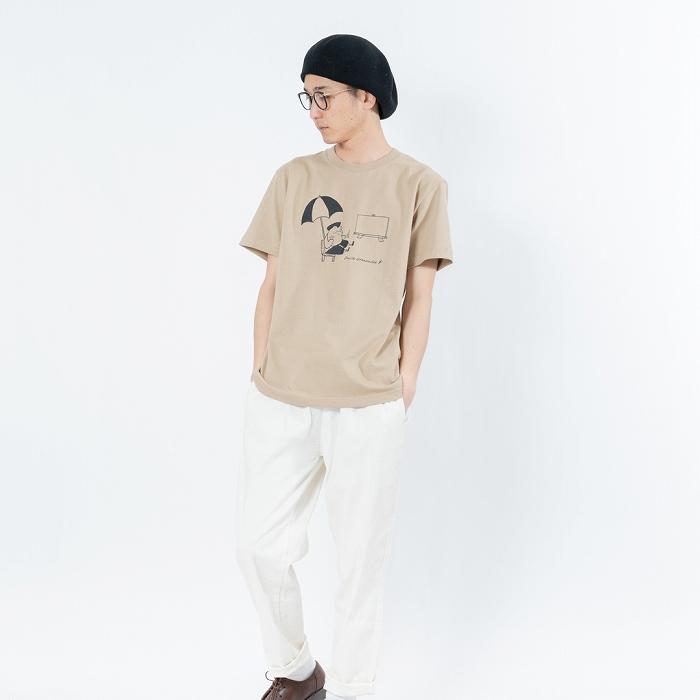 【ふるさと納税】《0》GrenouilleイラストTシャツ BEIGE 【KEYMEMORY鎌倉】 | ふるさと 納税 楽天ふるさと 神奈川 ファッション ブランド 鎌倉 服 洋服 レディース メンズ 女性 男性 ナチュラル シンプル 可愛い かわいい おしゃれ 有名 人気 おすすめ サムネイル3