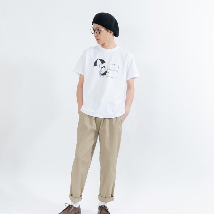 【ふるさと納税】《2》GrenouilleイラストTシャツ WHITE 【KEYMEMORY鎌倉】 | ふるさと 納税 楽天ふるさと 神奈川 ファッション ブランド 鎌倉 服 洋服 レディース メンズ 女性 男性 ナチュラル シンプル 可愛い かわいい おしゃれ 有名 人気 おすすめ サムネイル3