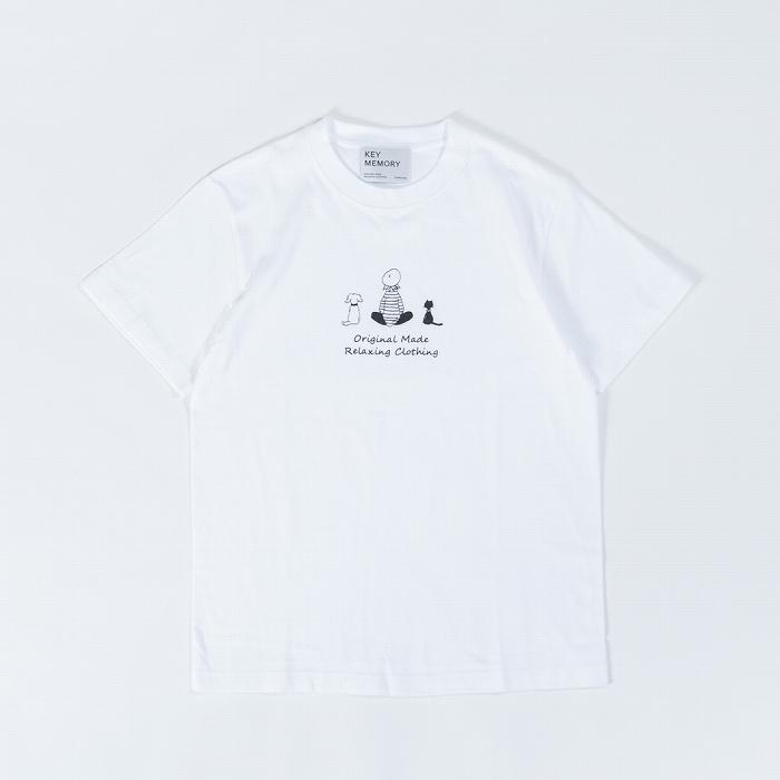 【ふるさと納税】《3》TIMEイラストTシャツWHITE 【KEYMEMORY鎌倉】 | ふるさと 納税 楽天ふるさと 神奈川 ファッション ブランド 鎌倉 服 洋服 レディース メンズ 女性 男性 ナチュラル シンプル 可愛い かわいい おしゃれ 有名 人気 おすすめ サムネイル2