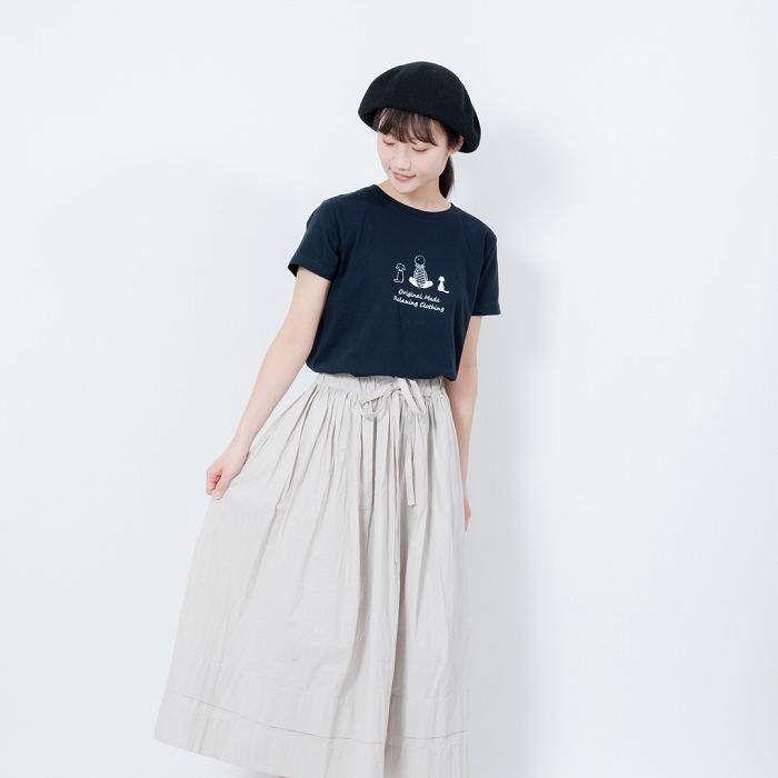 【ふるさと納税】《2》TIMEイラストTシャツNAVY 【KEYMEMORY鎌倉】 | ふるさと 納税 楽天ふるさと 神奈川 ファッション ブランド 鎌倉 服 洋服 レディース メンズ 女性 男性 ナチュラル シンプル 可愛い かわいい おしゃれ 有名 人気 おすすめ サムネイル3