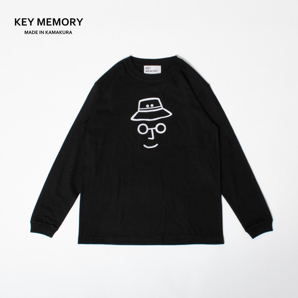 バケットハットロングTシャツ　BLACK 【KEYMEMORY】 | ふるさと 納税 楽天ふるさと 神奈川 ファッション ブランド 鎌倉 服 洋服 レディース メンズ 女性 男性 ナチュラル シンプル 可愛い かわいい おしゃれ 有名 人気 おすすめ