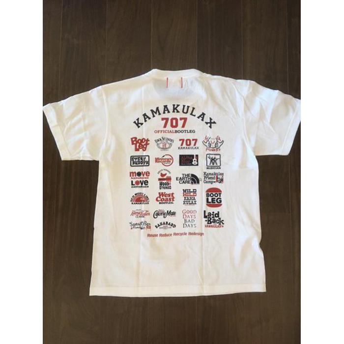 【ふるさと納税】鎌倉ブランドの老舗「KAMAKULAX」の定番オリジナルALL LOGO Tシャツ【ホワイト】Mサイズ サムネイル3