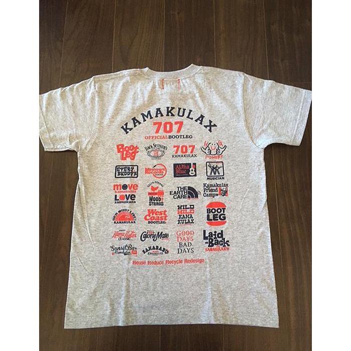 【ふるさと納税】鎌倉ブランドの老舗「KAMAKULAX」の定番オリジナルALL LOGO Tシャツ【杢グレー】XLサイズ サムネイル3