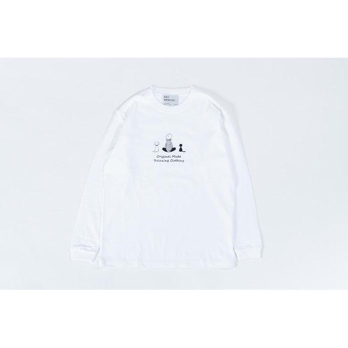 【ふるさと納税】《0》レディースM TimeロングTシャツ White | ふるさと 納税 楽天ふるさと 神奈川県 神奈川 鎌倉市 鎌倉 支援品 支援 返礼品 tシャツ ティーシャツ ティシャツ 白tシャツ レディース 女性 おしゃれ トップス カットソー 服 長袖 ロンt ロンティー ロンティ サムネイル2