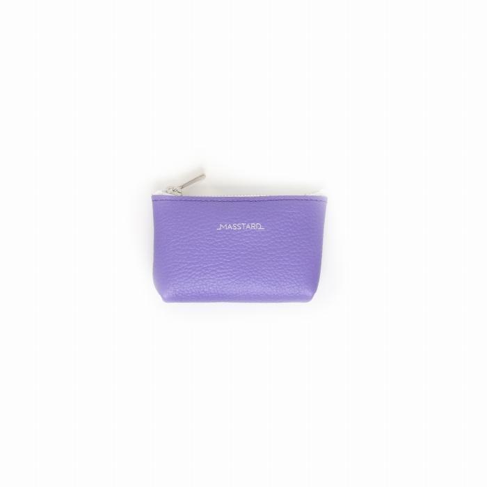 【ふるさと納税】MASSTARD -MINIMAL LEATHER POUCH PETIT-PURPLE | バッグ ファッション 人気 おすすめ 送料無料 サムネイル2