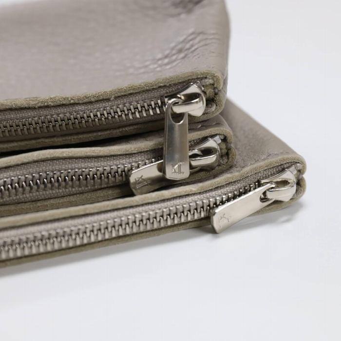 MASSTARD -MINIMAL LEATHER POUCH LARGE- GREIGE | バッグ ファッション 人気 おすすめ 送料無料