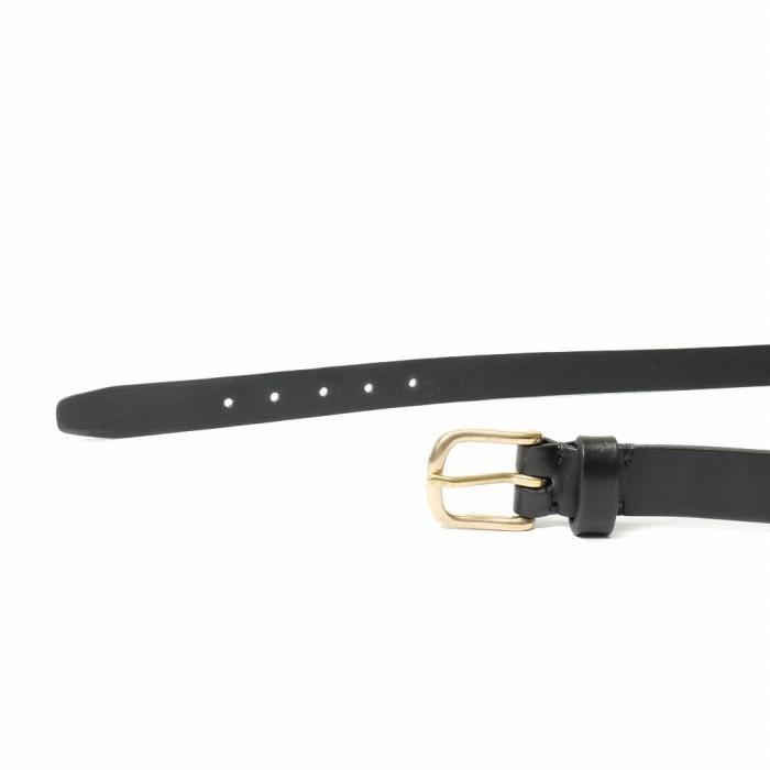 【ふるさと納税】MASSTARD -SADLE LEATHER BELT- BLACK　サイズ選択可 | 雑貨 ファッション 人気 おすすめ 送料無料 サムネイル3