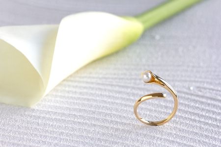 【ふるさと納税】 Calla K10 パールリング 指輪 ゆびわ リング アクセサリー レディース ジュエリー じゅえりー【7号〜15号】 ぱーる りんぐ ring レディース シンプル 一点もの おしゃれ かわいい プレゼント ギフト SERENDIPJEWEL 株式会社菜畑 神奈川 湘南 藤沢 サムネイル3