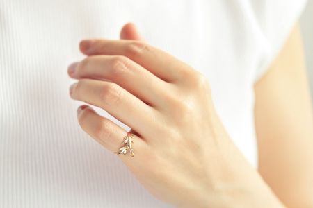 【ふるさと納税】 Mimosa K10 シトリン Pinky Ring レディース ジュエリー アクセサリー【1号〜9号】 指輪 ゆびわ ピンキー りんぐ ring レディース シンプル 一点もの おしゃれ かわいい プレゼント ギフト SERENDIPJEWEL 株式会社菜畑 神奈川 湘南 藤沢 サムネイル3