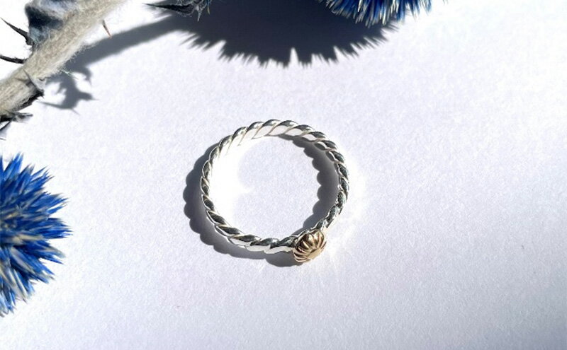 【ふるさと納税】 Flower Ring center 18k Gold リング 指輪 おしゃれ デザイン アクセサリー レディース メンズ 藤沢市 神奈川県 サムネイル3