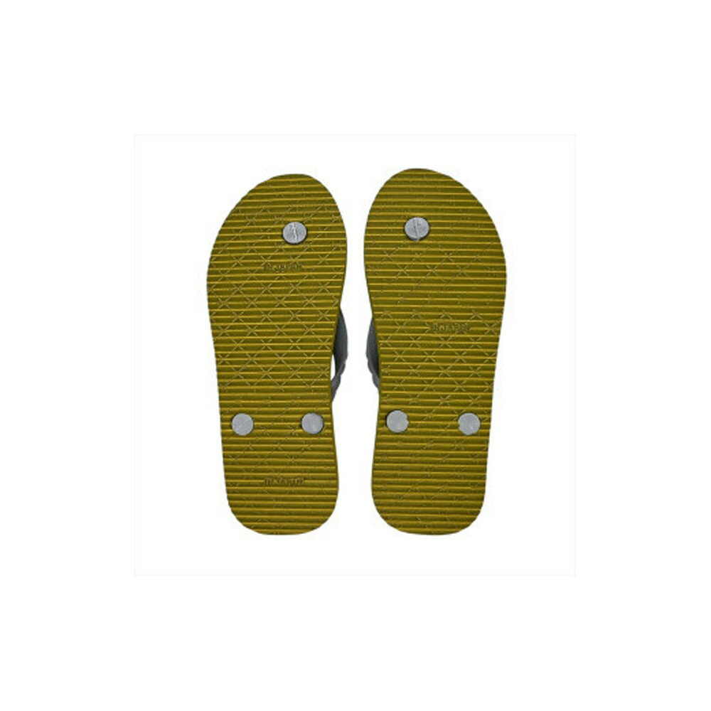 【ふるさと納税】国産ビーチサンダル「SIX LINE」☆小田原城型フローティングキーホルダー付き ソール：カーキ×鼻緒：グレー【サイズ23cm～29cmより選択可 】 サムネイル3