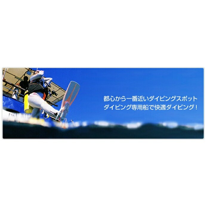 逗子・葉山ダイビングリゾート（小坪）で使えるご利用割引券D　体験チケット・チケット