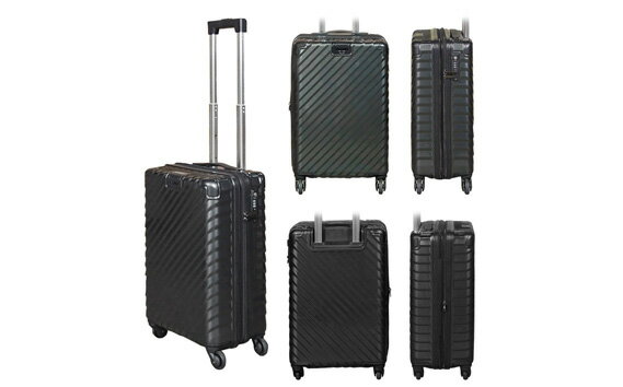 【ふるさと納税】TOMAXライトキャリー小型ゴールド 3.1kg ／ キャリーバック スーツケース カバン 4輪キャスター ロック装備 機内持込可能 送料無料 神奈川県 サムネイル3