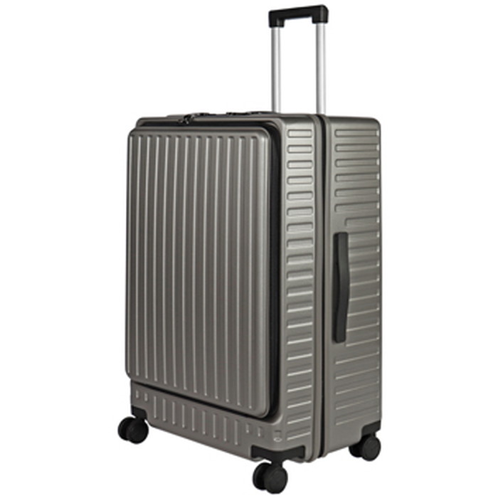 【ふるさと納税】Apertaライトキャリー大型 5.4kg ／ キャリーケース キャリーバッグ スーツケース 旅 旅行 レジャー ビジネス 出張 日本社製キャスター ダブルキャスター 快適 ダイアル式TSAロック フロントオープンポケット エンボスマット 送料無料 神奈川県 サムネイル3