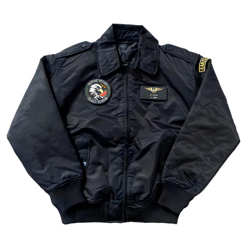 【選べる サイズ 4L～S】海上自衛隊 簡易ジャンパー 厚木基地仕様 ワッペン ネームタグ 第3航空隊 服 トップス アウター ジャンパー 上着 防寒 自衛隊 オリジナルグッズ ミリタリー 厚木基地 神奈川県 大和市 送料無料