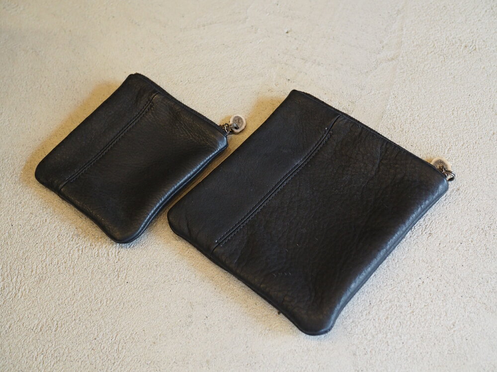 【ふるさと納税】鹿革ポーチ (シカク・小) [kaku. 角]｜ポーチ [0500] サムネイル3