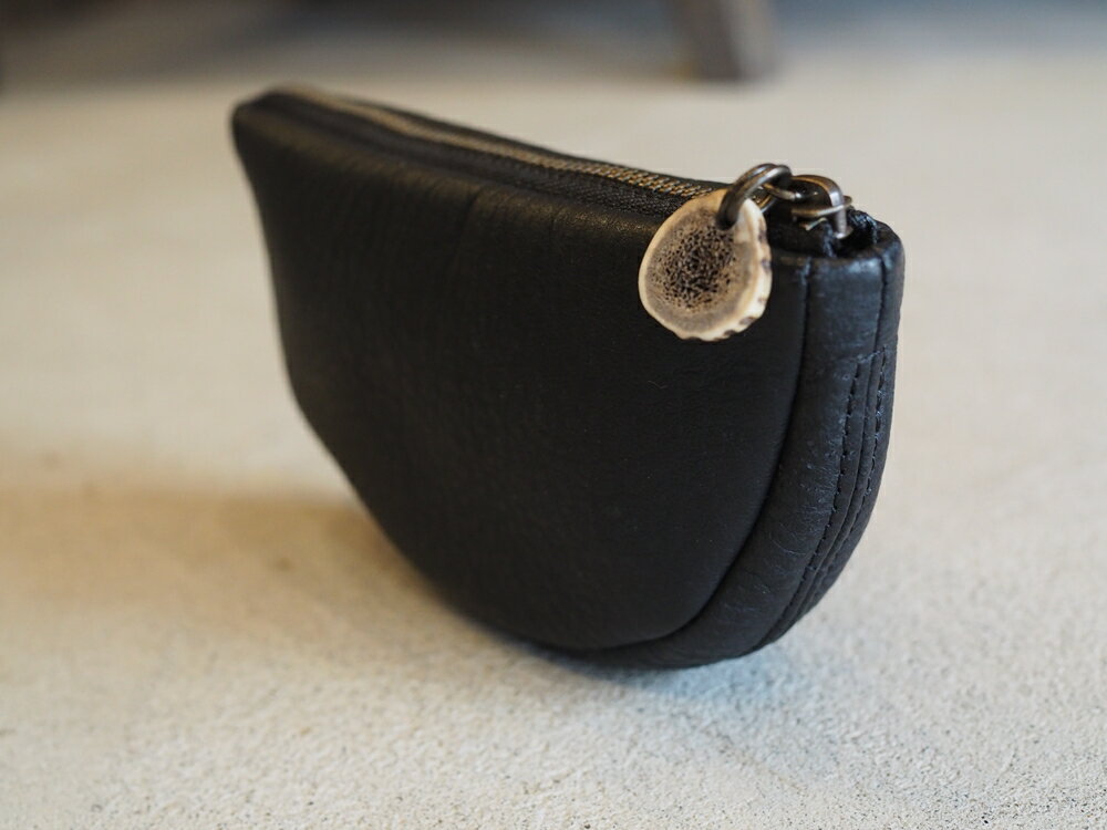 【ふるさと納税】鹿革ポーチ (ツキ) [tsuki. 月]｜ポーチ [0502] サムネイル3