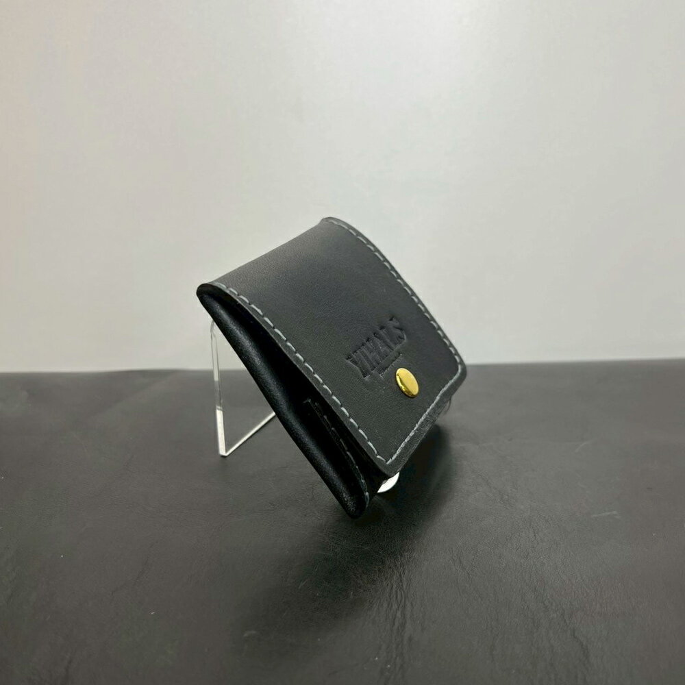 【ふるさと納税】YIHALS ハンドメイド 牛革 コインケース (選べる5色！： ネイビーブルー ブラック ワインレッド ライトブラウン ダークブラウン)《靴屋が手掛ける革製品》｜イハレス レザー 革小物 [0658-0663] サムネイル3