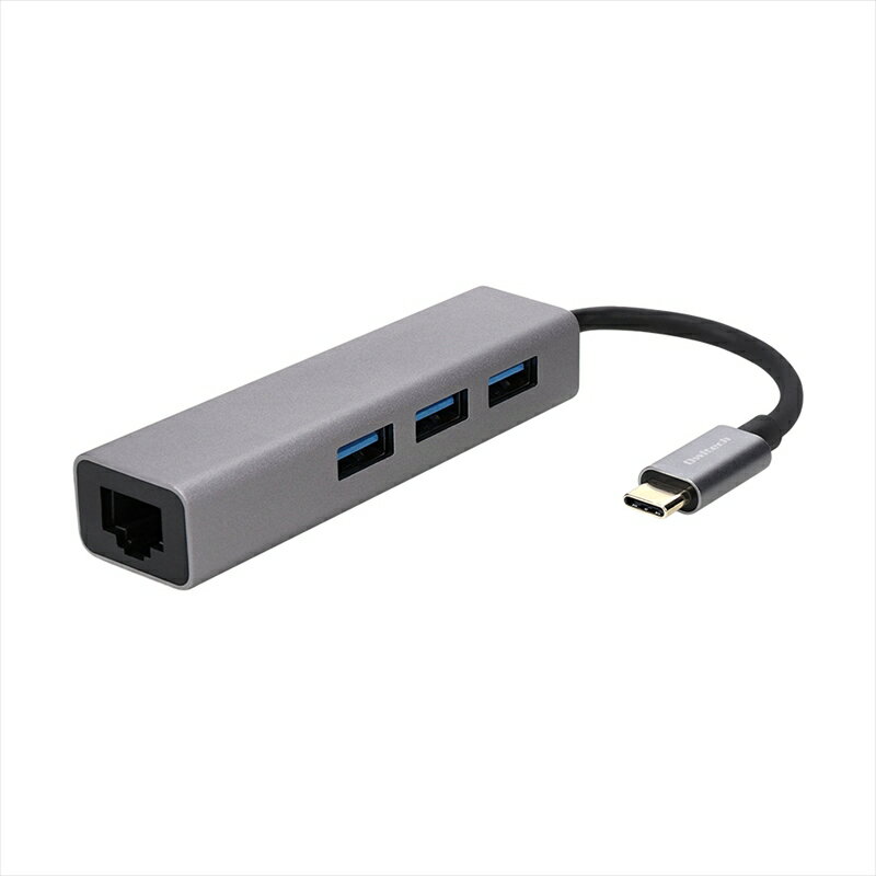 Owltech(オウルテック) USB タイプC to タイプA×3ポート&LANポートマルチポートアダプタ OWL-DSU3A3L-SV 【 アダプター 家電 ガジェット 海老名市 】