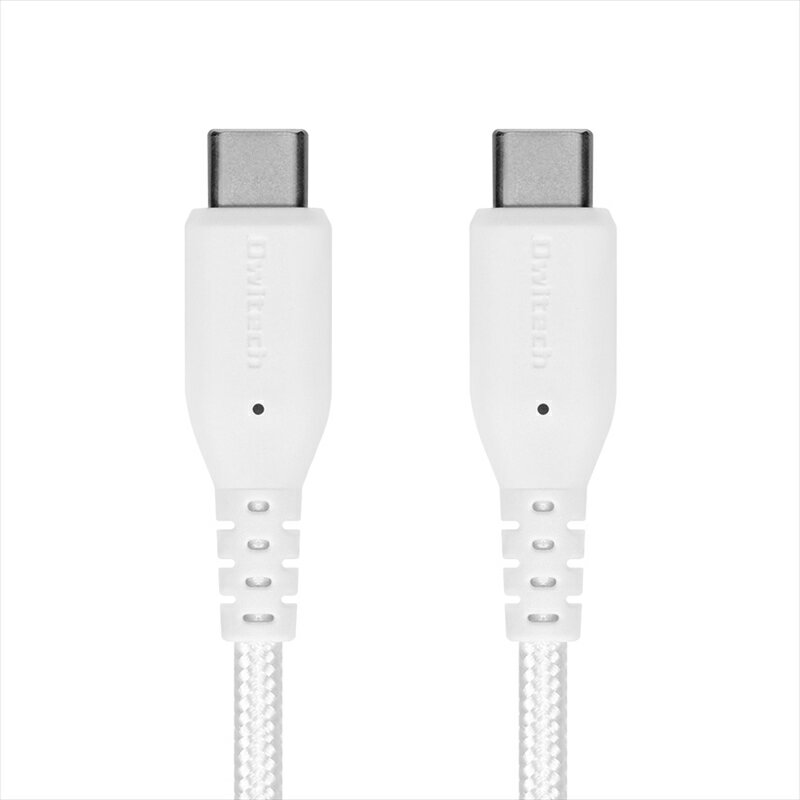 【ふるさと納税】 Owltech(オウルテック) 断線に強く柔らかい USB タイプC to Cケーブル 1m ホワイト OWL-CBA4CC10-WH 【スマホ タブレット 充電ケーブル タイプcケーブル 家電 ガジェット 海老名市 】 サムネイル2