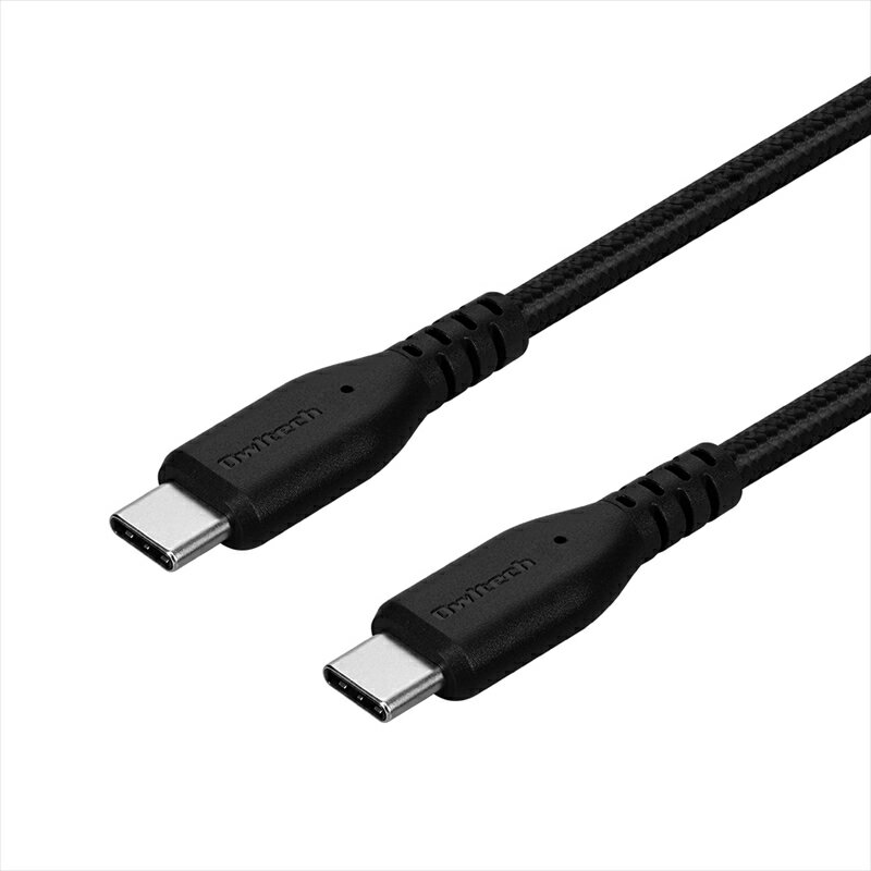 Owltech(オウルテック) 断線に強く柔らかい USB タイプC to Cケーブル 3m ブラック OWL-CBA4CC30-BK 【スマホ タブレット 充電ケーブル タイプc ケーブル 家電 ガジェット 海老名市 】