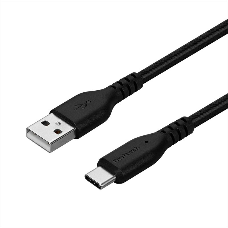 Owltech(オウルテック) 断線に強く柔らかい USB タイプA to Cケーブル 1m ブラック OWL-CBA4CA10-BK 【スマホ タブレット 充電ケーブル タイプc ケーブル 家電 神奈川県 海老名市 】