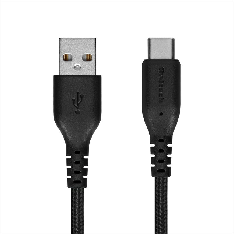 【ふるさと納税】 Owltech(オウルテック) 断線に強く柔らかい USB タイプA to Cケーブル 1m ブラック OWL-CBA4CA10-BK 【スマホ タブレット 充電ケーブル タイプc ケーブル 家電 神奈川県 海老名市 】 サムネイル2