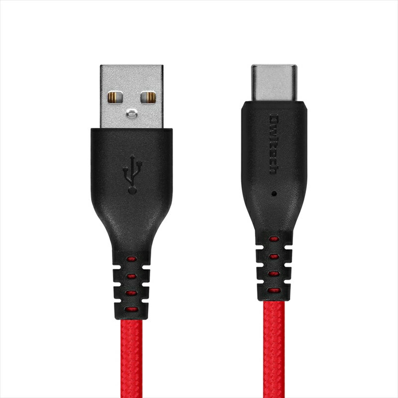【ふるさと納税】 Owltech(オウルテック) 断線に強く柔らかい USB タイプA to Cケーブル 3m ブラックレッド OWL-CBA4CA30-BKRE 【スマホ タブレット 充電ケーブル タイプc ケーブル 家電 ガジェット 海老名市 】 サムネイル2