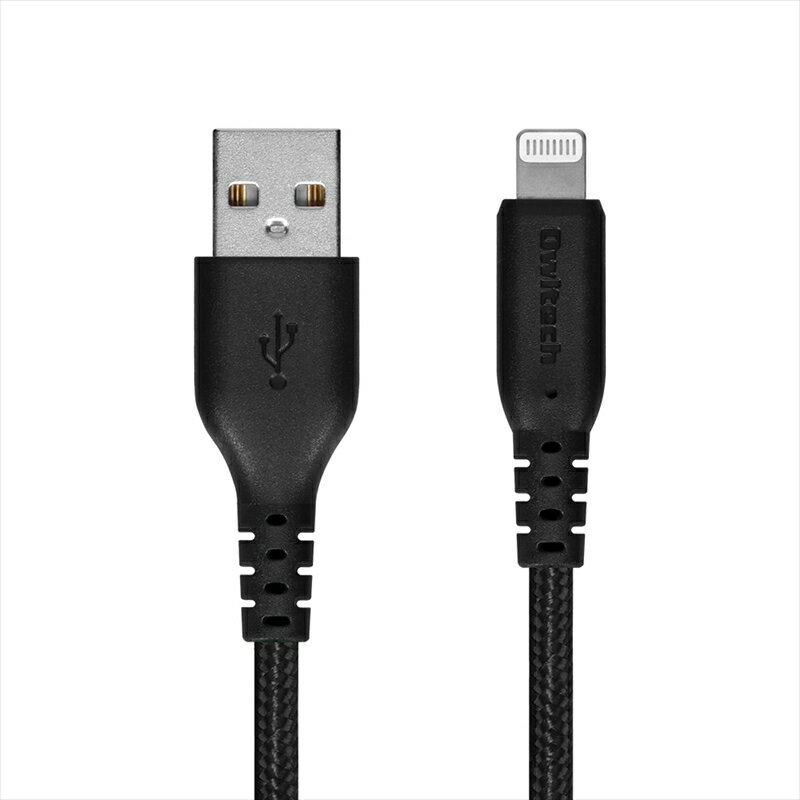 【ふるさと納税】 Owltech(オウルテック) 断線に強く柔らかい Lightningケーブル 0.5m ブラック OWL-CBA4LA5-BK 【iPhone ipad 充電ケーブル ライトニング ケーブル 家電 ガジェット 海老名市 】 サムネイル2