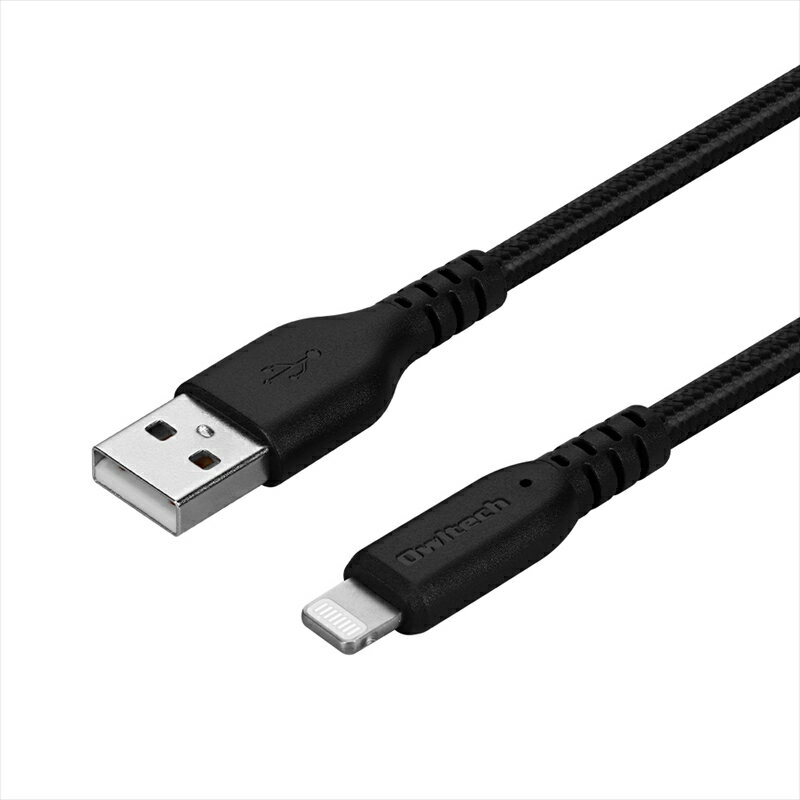 Owltech(オウルテック) 断線に強く柔らかい Lightningケーブル 1.5m ブラック OWL-CBA4LA15-BK 【 ケーブル 充電ケーブル iPhone ipad 家電 ガジェット 海老名市 】