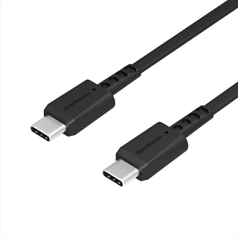 【ふるさと納税】 Owltech(オウルテック) PD60W巻き取り式USB TypeC TypeC ケーブル ブラック1.2m OEC-CBR2CC12-BK 【充電 スマホ タブレット 充電ケーブル タイプc ケーブル 家電 ガジェット 海老名市 】 サムネイル2