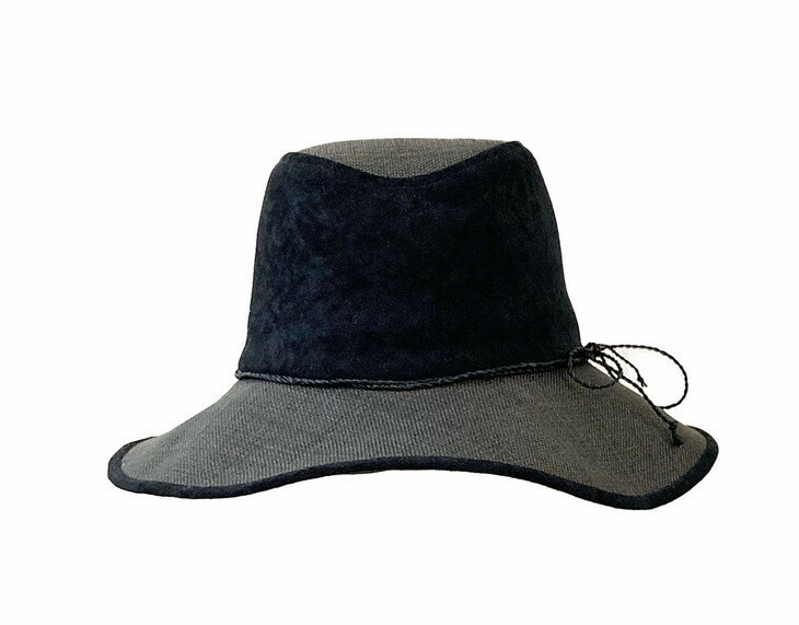 【ふるさと納税】Kuro【布地のキャペリン】｜オーダーメイド 小顔効果 帽子 レディース 自転車 旅行 ※離島への配送不可 サムネイル2