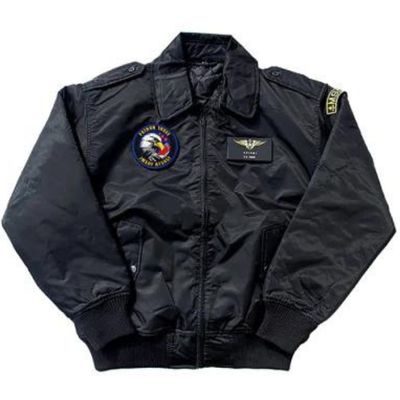 海上自衛隊 簡易ジャンパー 3空 厚木基地仕様 ファッション 男性 メンズ アウター 上着 キルティング 保温性 襟取り外し可 ワッペン ベルクロ 第3航空隊現行ワッペン