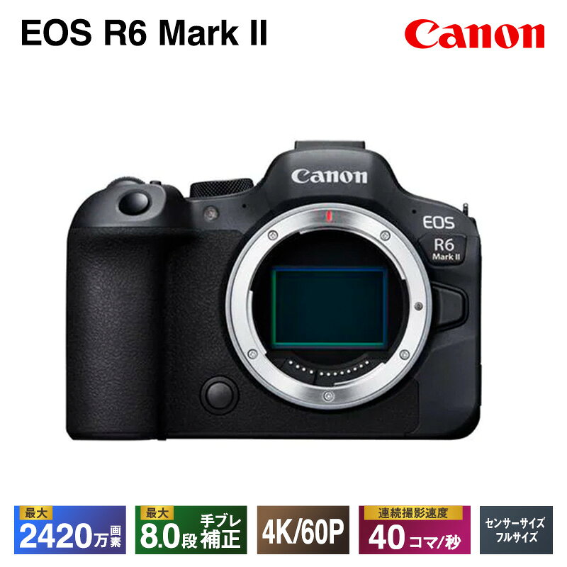 キヤノン EOS R6 Mark 2 ボディー ミラーレス一眼カメラ Canon