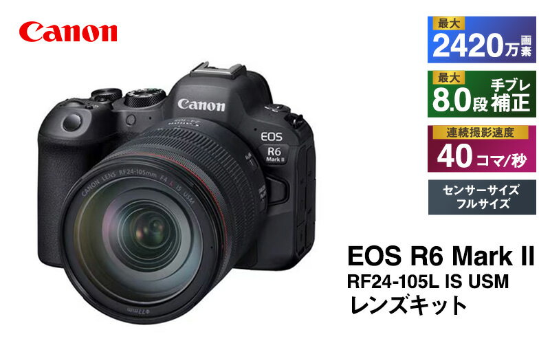 【ふるさと納税】キヤノン EOS R6 Mark 2・RF24-105L IS USM レンズキット ミラーレス一眼カメラ Canon サムネイル2