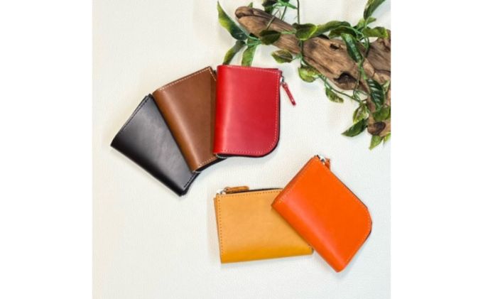 【ふるさと納税】イタリア革ブッテーロのL字ファスナー財布 レディース メンズ 日本製 財布 ハンドメイド シンプル レザー 牛革 サイフ 小銭入れ 札入れ おしゃれ 大人 誕生日 プレゼント ギフト 寒川町 神奈川県 サムネイル2