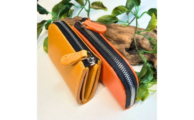 【ふるさと納税】イタリア革ブッテーロのL字ファスナー財布 レディース メンズ 日本製 財布 ハンドメイド シンプル レザー 牛革 サイフ 小銭入れ 札入れ おしゃれ 大人 誕生日 プレゼント ギフト 寒川町 神奈川県 サムネイル3