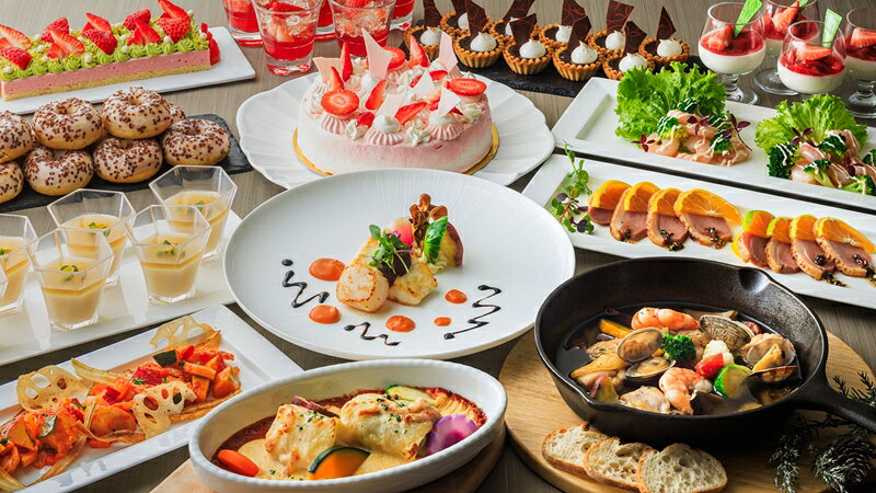 大磯プリンスホテル　S.DINING「季節のセミブッフェ」ペアランチ券【 ホテル・宿泊施設 食事券 旅行 神奈川県 大磯町 ダイニングギフト券 ホテル特典券 食事券プレゼント スパ棟 ランチ券 ペア招待券 ホテル内サービス 】