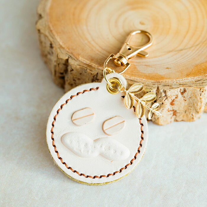 【ふるさと納税】No.068 落花生キーホルダー（1個） ／ 手縫い モチーフ らっかせい チャーム 送料無料 神奈川県 特産品 サムネイル2