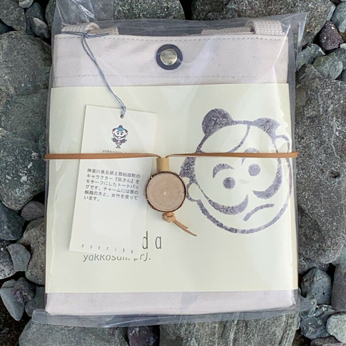 【ふるさと納税】やっこさんトートバッグ（面×生成） サムネイル2