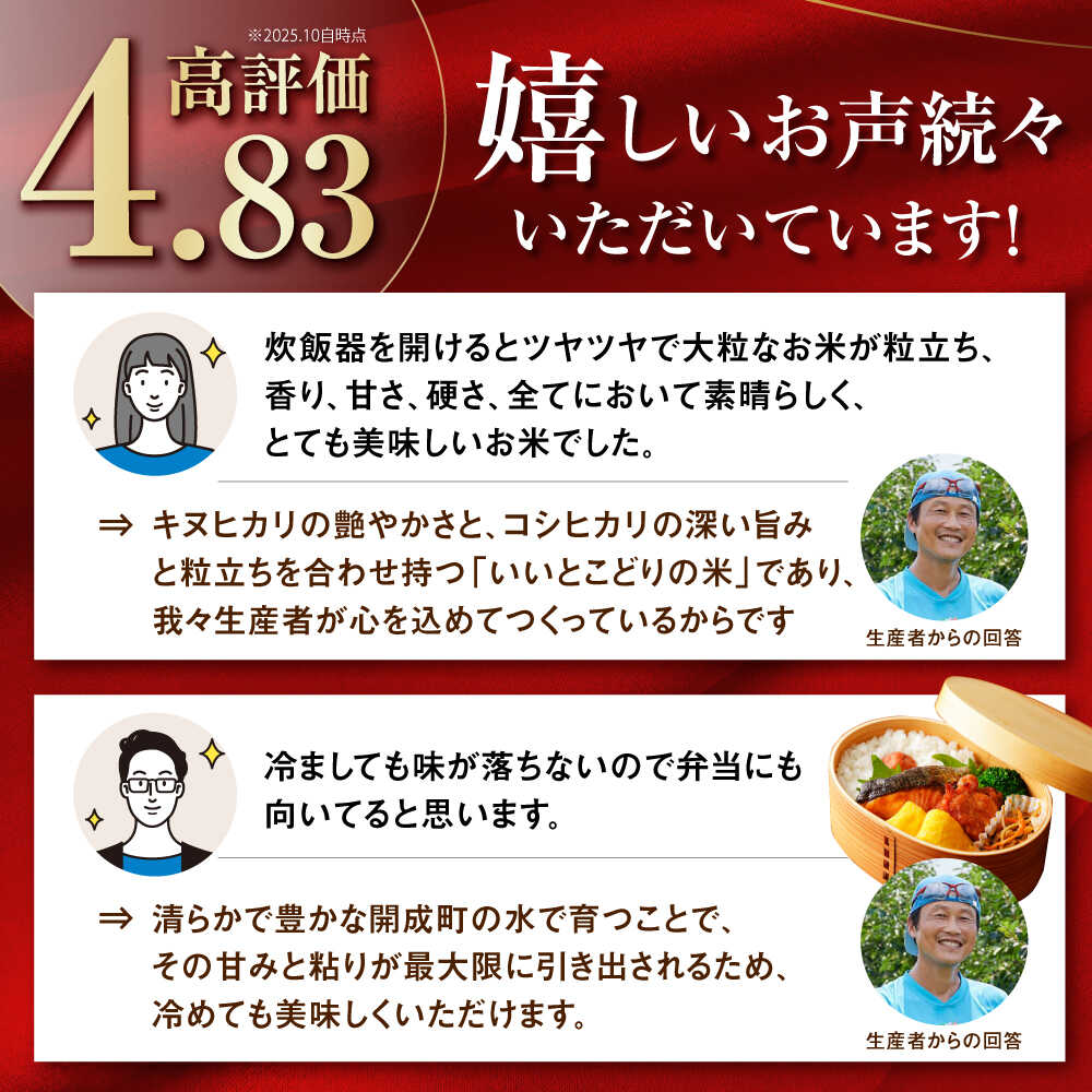 【ふるさと納税】【選べる内容量】はるみ 5kg 10kg 20kg【遠藤ファーム】白米 精米 ご飯 ごはん 米 お米 はるみ おこめ こめ 国産 5kg 10kg 20kg 開成町ふるさと納税 開成町 神奈川県産 【特Aランク受賞実績あり！】 [BDAF001] - 画像3