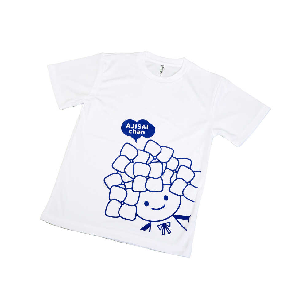 【ふるさと納税】ご当地キャラクターあじさいちゃんグッズ　Tシャツ ホワイト Sサイズ 1枚【開成町商工振興会】[BDAY005] サムネイル2