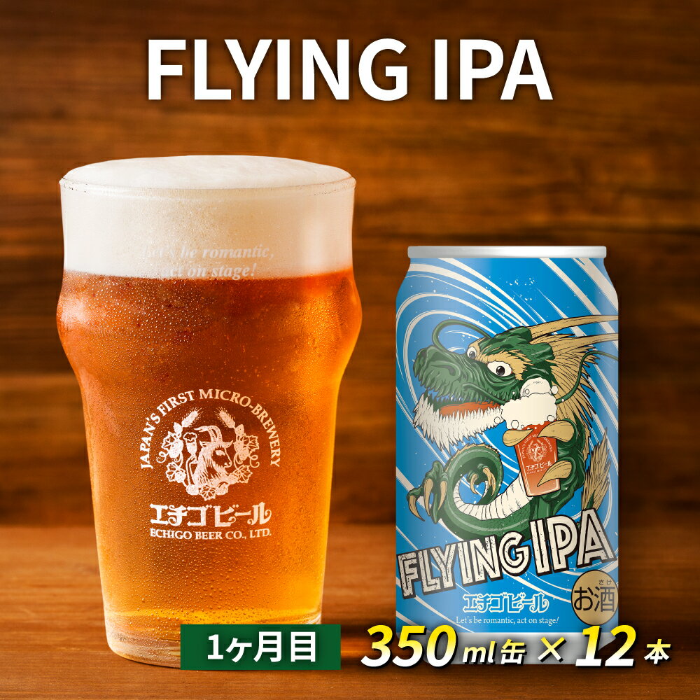 【ふるさと納税】【定期便2ヶ月】エチゴビール【1ヶ月目】FLYING IPA350ml缶×12本【2ヶ月目】のんびりふんわり白ビール350ml缶×12本 地ビール ビール 全国第一号 クラフトビール 350ml 缶 12本 酒 お取り寄せ 人気 新潟 定期便 2回 お楽しみ サムネイル3