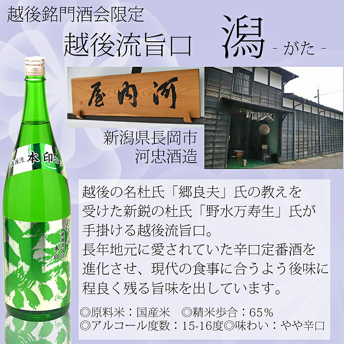 【ふるさと納税】日本酒 飲み比べ 新潟 C1-40A越後銘門酒会オリジナル飲み比べセット（720ml×3本） サムネイル3